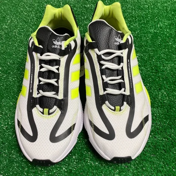 Adidas Ozweego Low Mens Casual Athletic Shoes White Yellow H04533 NEW Multi Sz - Picture 4 of 10